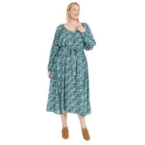 Knox Rose Blue and Green Maxi Dress